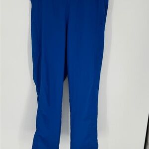 Spread Good Cheer! Women’s Scrub Pants Sz 1X Multiple Pockets Blue #5155 A9